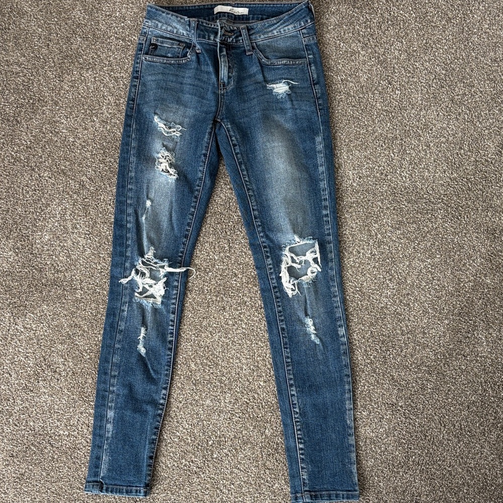 Kancan distressed jeans